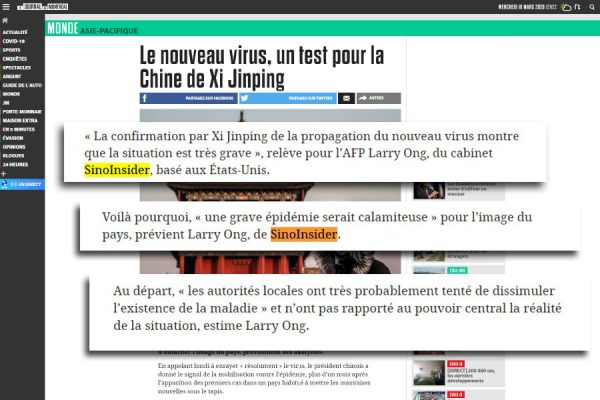 20200124 - Le nouveau virus, un test pour la Chine de Xi Jinping - JDM_ - www.journaldemontreal.com