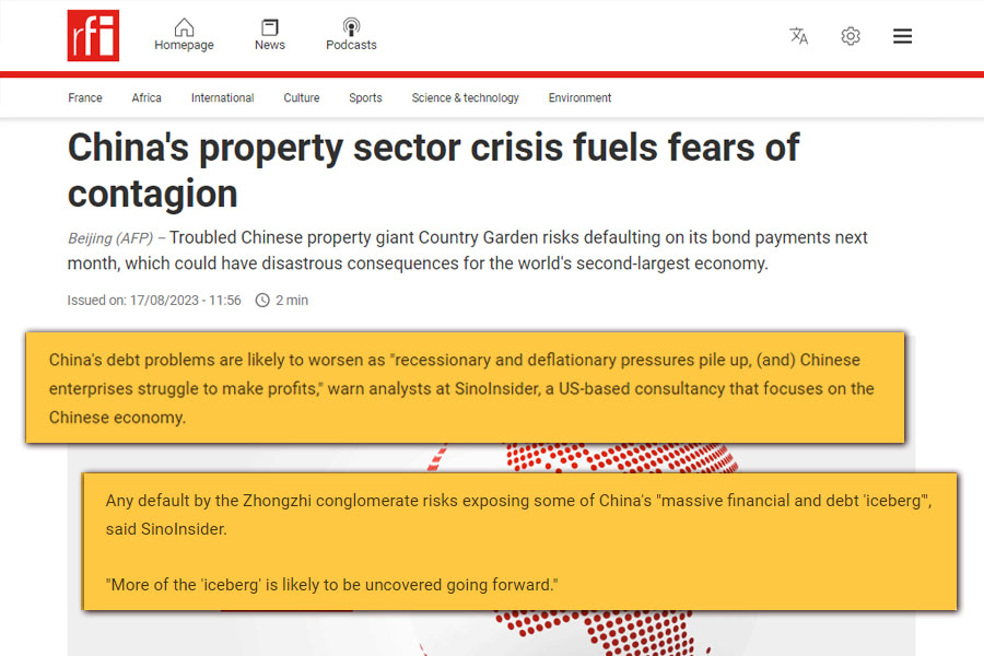 20230817 - China's property sector crisis fuels fears of contagion - www.rfi.fr